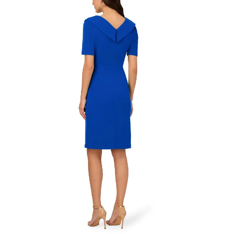 Adrianna Papell Womens Crepe Pleated Cocktail And Party Dress Tunics Designer luxury Adrianna Papell Womens Crepe Pleated Cocktail And Party Dress Tunics Designer luxury