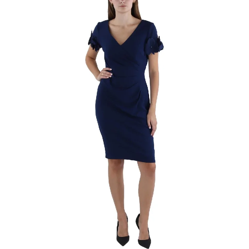 Adrianna Papell Womens Floral Embellished Cocktail And Party Dress Tunics Yoga stretchy Adrianna Papell Womens Floral Embellished Cocktail And Party Dress Tunics Yoga stretchy