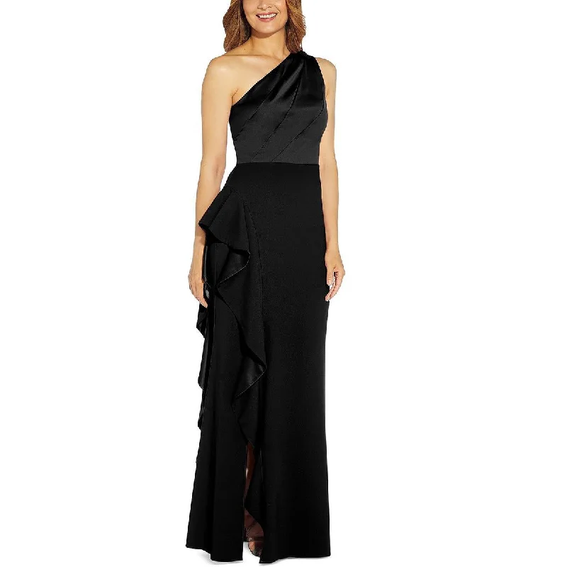 Adrianna Papell Womens Pleated Ruffle Evening Dress Tunics Stylish elegant