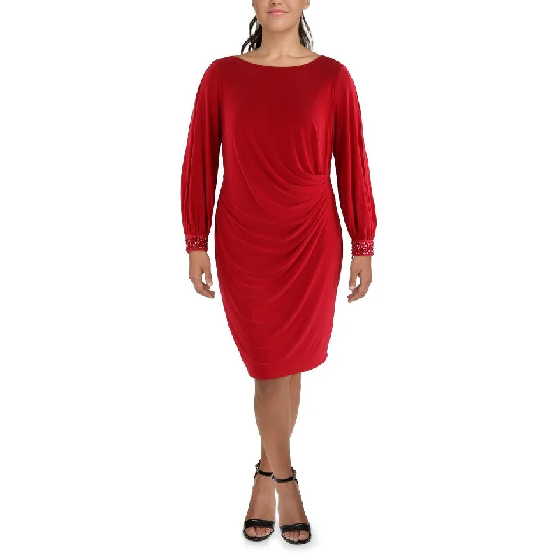Adrianna Papell Womens Plus Embellished Mini Cocktail And Party Dress Tunics Silk luxurious Adrianna Papell Womens Plus Embellished Mini Cocktail And Party Dress Tunics Silk luxurious