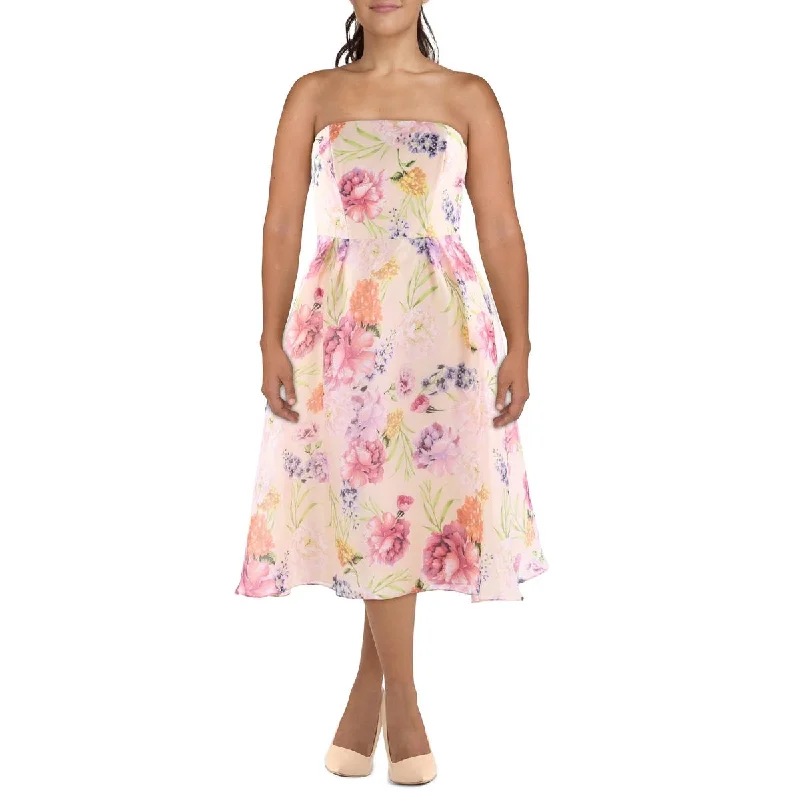 Alfred Sung Womens Floral Formal Cocktail And Party Dress Tunics Corduroy durable