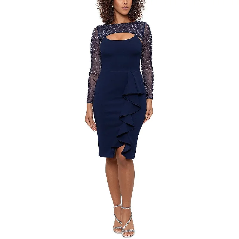 B&A by Betsy and Adam Womens Embellished Knee-Length Cocktail and Party Dress Tunics Seasonal trendy B&A by Betsy and Adam Womens Embellished Knee-Length Cocktail and Party Dress Tunics Seasonal trendy