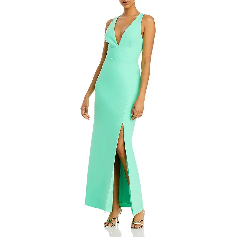 BCBGMAXAZRIA Womens Cut-Out Maxi Evening Dress Tunics Evening elegant