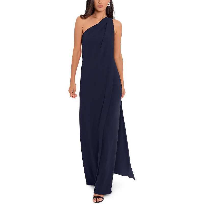 Betsy & Adam Womens Overlay Maxi Evening Dress Tunics Prom sequined