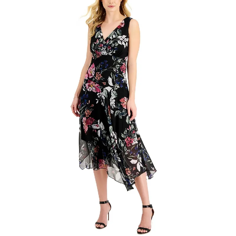 Connected Apparel Womens Plus Floral Long Cocktail And Party Dress Tunics Designer luxury Connected Apparel Womens Plus Floral Long Cocktail And Party Dress Tunics Designer luxury