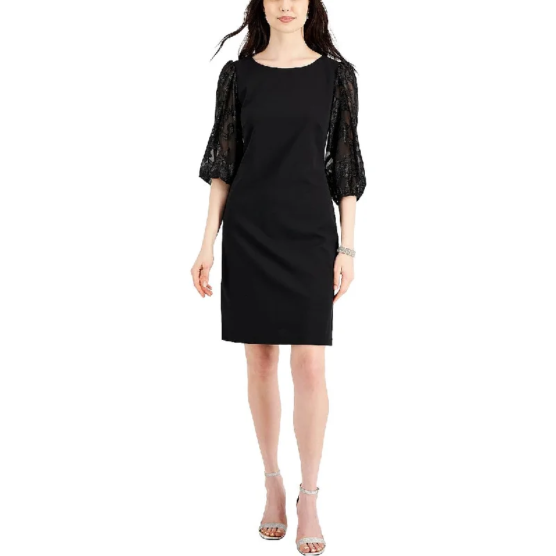 Connected Apparel Womens Puff sleeve Metallic Cocktail and Party Dress Tunics Top rated Connected Apparel Womens Puff sleeve Metallic Cocktail and Party Dress Tunics Top rated