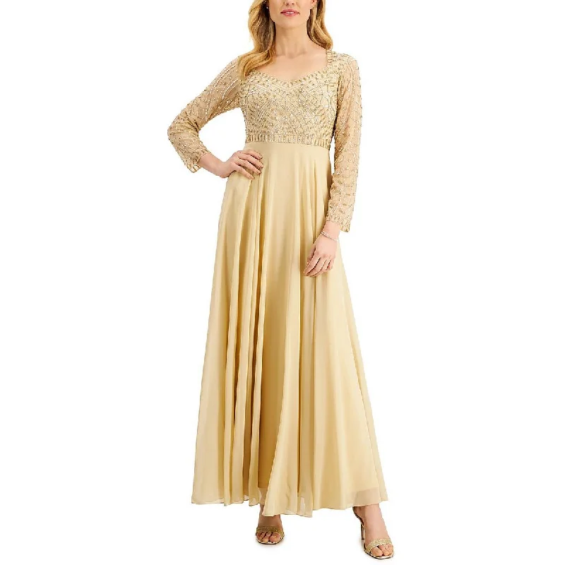 JKara Womens Embellished Cut-Out Evening Dress Tunics Handmade artisanal