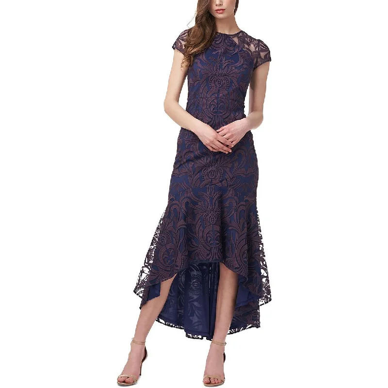 JS Collections Womens Embroidered High-Low Evening Dress Tunics Chinos classic