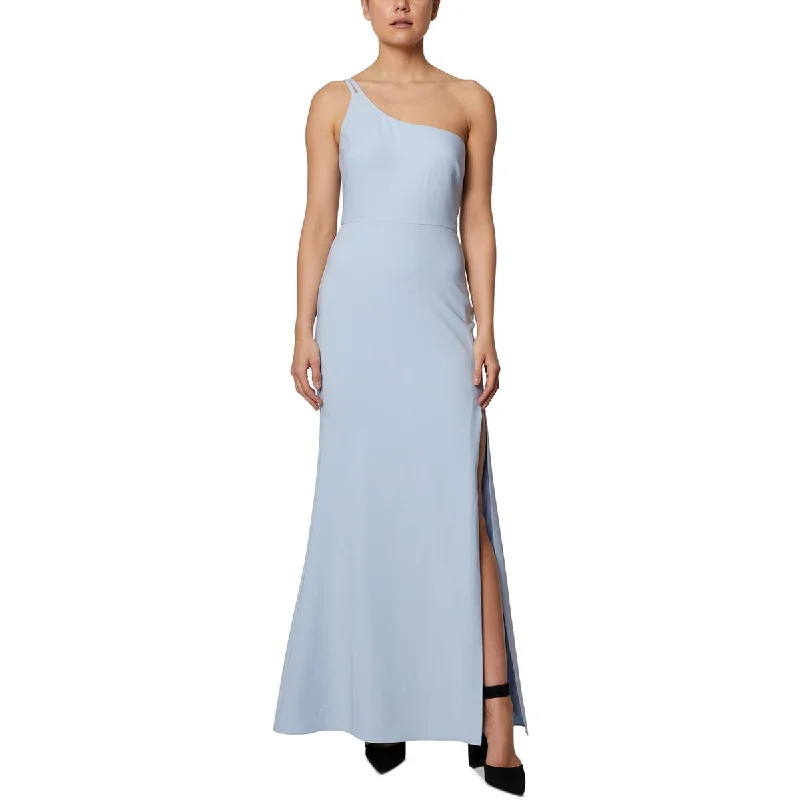 Laundry by Shelli Segal Womens Knit One Shoulder Evening Dress Tunics Gym athletic