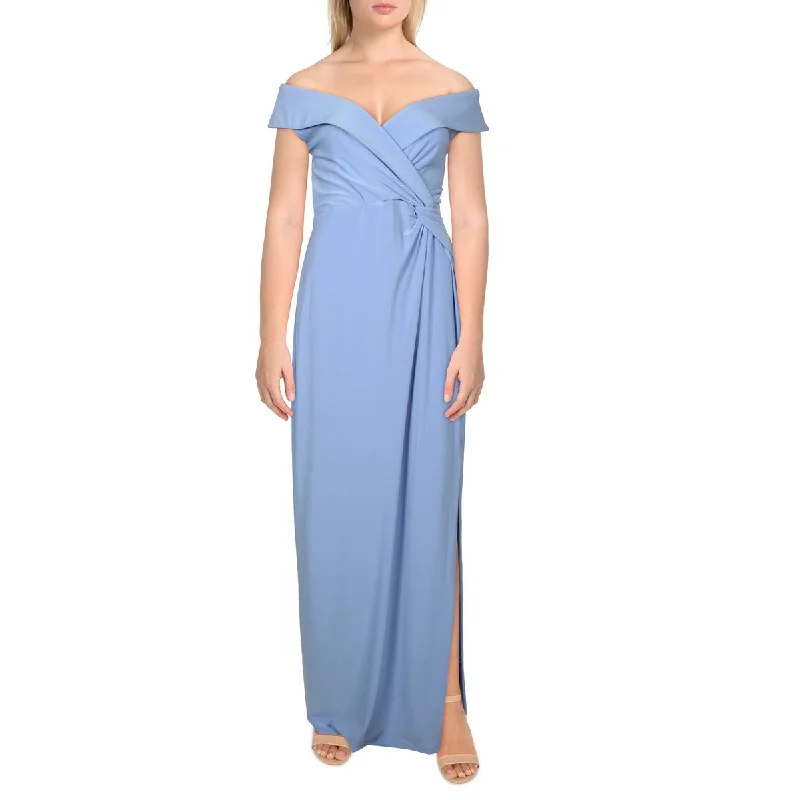 Lauren Ralph Lauren Womens Jersey Long Evening Dress Tunics Silk luxurious