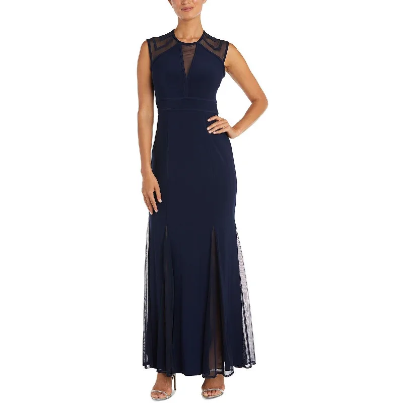 Nightway Womens Sleeveless High Waist Evening Dress Tunics Bridal satin