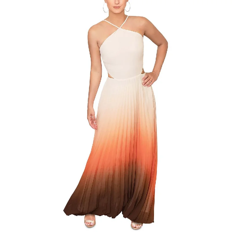 Rachel Rachel Roy Womens Lively Chiffon Cut-Out Evening Dress Turtleneck Neckline Stylish Rachel Rachel Roy Womens Lively Chiffon Cut-Out Evening Dress Turtleneck Neckline Stylish