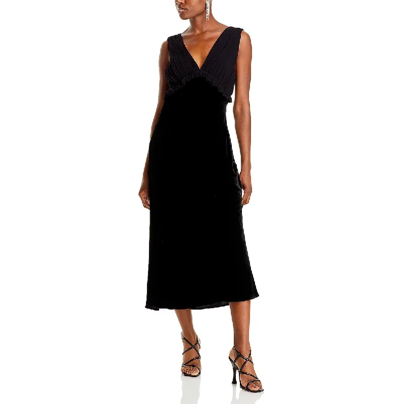 Rails Womens Gilda Velvet Ruffled Cocktail And Party Dress Tunics Sale discount