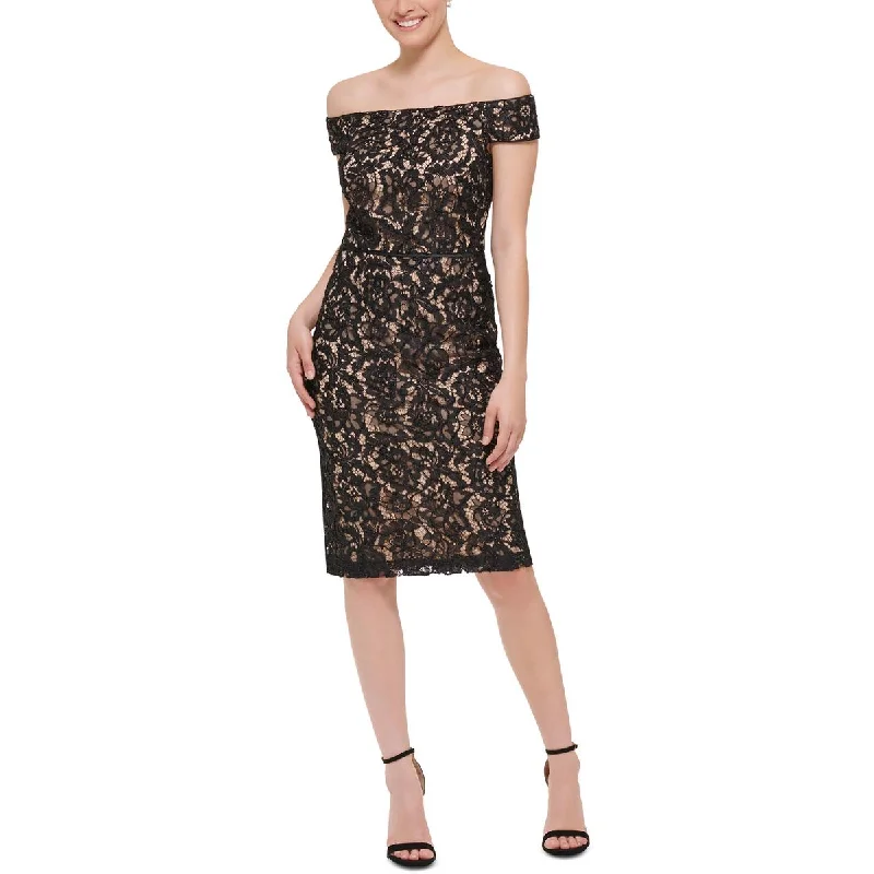 Vince Camuto Womens Petites Lace Mini Cocktail and Party Dress Tunics Ceremony elegant Vince Camuto Womens Petites Lace Mini Cocktail and Party Dress Tunics Ceremony elegant