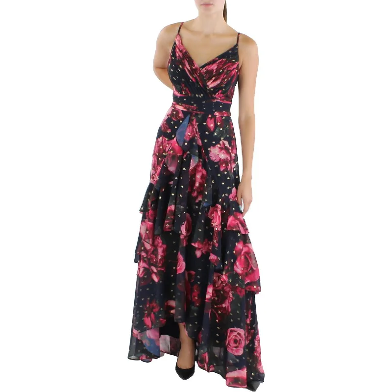 Xscape Womens Tiered Maxi Evening Dress Tunics Cozy comfortable