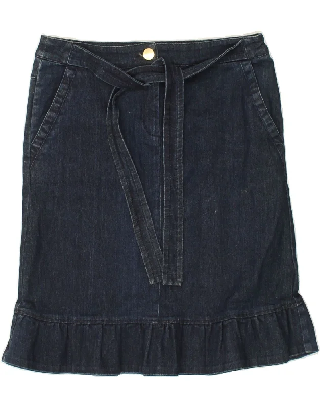 MAX & CO. Womens Denim Skirt UK 12 Medium W30  Blue Cotton