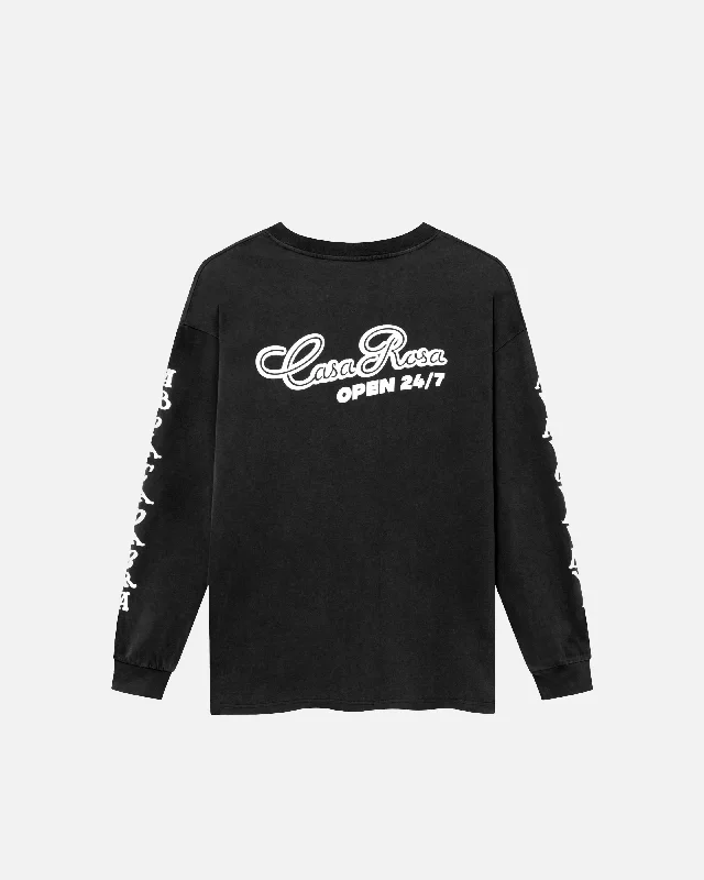 Abracadabra LS Tee Notch Collar Peter Pan Collar Cowl Neck