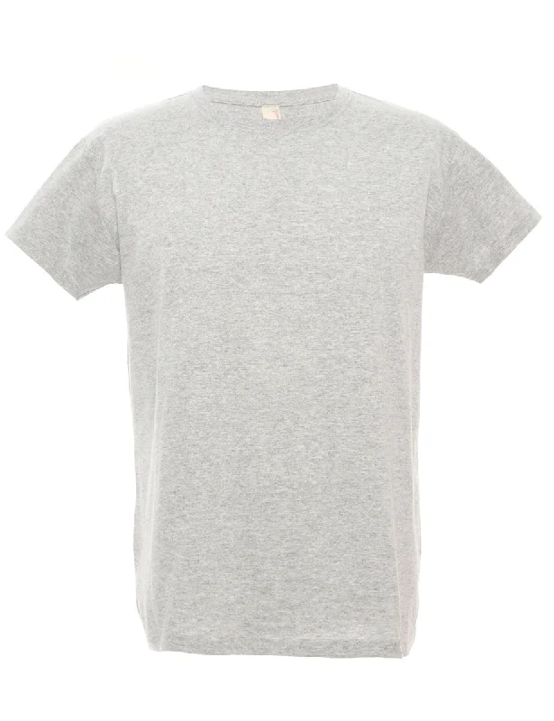 Anvil Plain T-shirt - M Polka Dot Checkered Tartan
