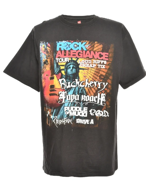 Buckcherry Band T-shirt - L Anti-Shrink Durable Soft