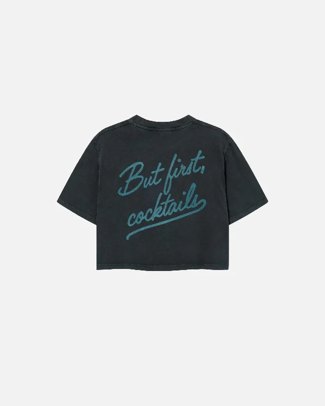 But First Cropped Tee Boxy Fit Fitted Loose