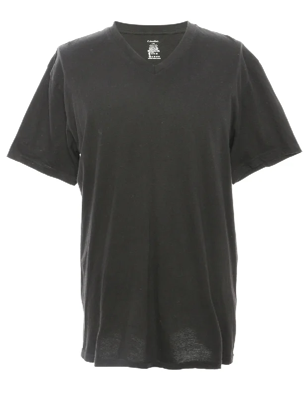 Calvin Klein Plain T-shirt - L Layered Multi-layer Single Layer