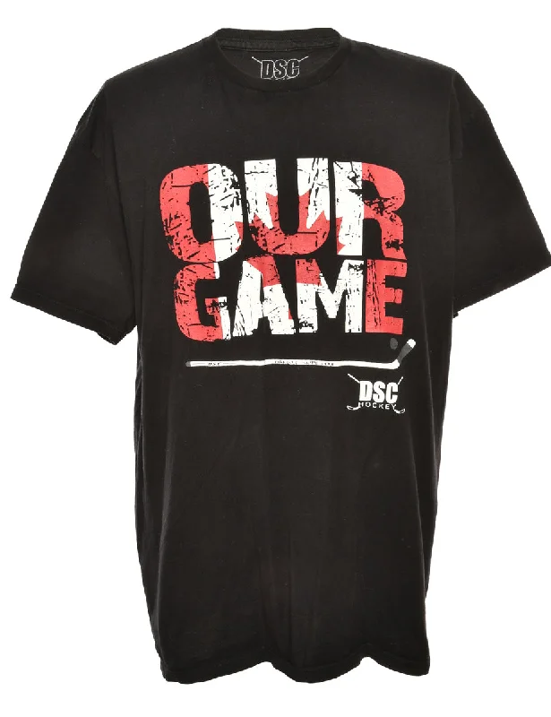 DSC Hockey Printed T-shirt - XL Fleece Nylon Spandex