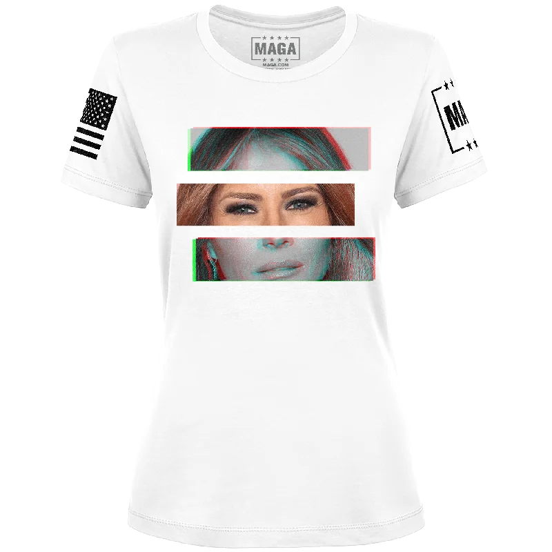 First Lady Retro Ladies Tee Spandex Blend Rayon Blend Denim Blend