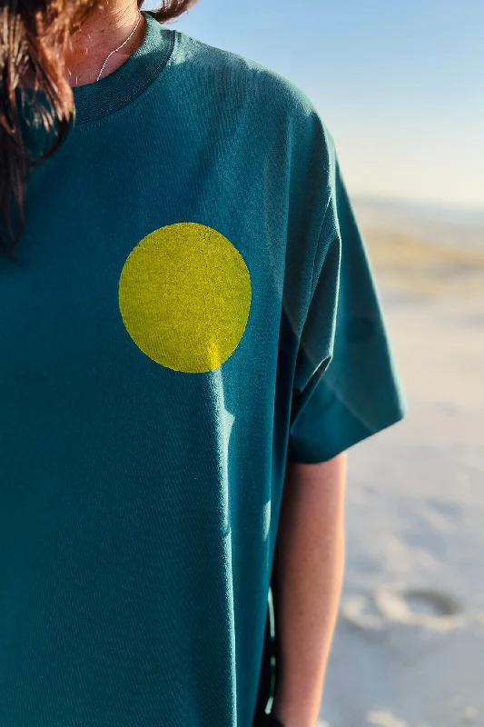 Heavy Weight Tee "Sunny" Basic T-Shirt Crew Neck Short Sleeve