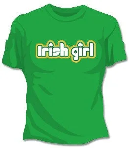 Irish Girl Girls T-Shirt Anti-Pilling Machine Wash Handmade