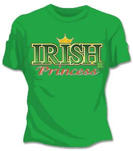Irish T-Shirts : Irish Princess Girls T-Shirt Sequined Glittery Shiny