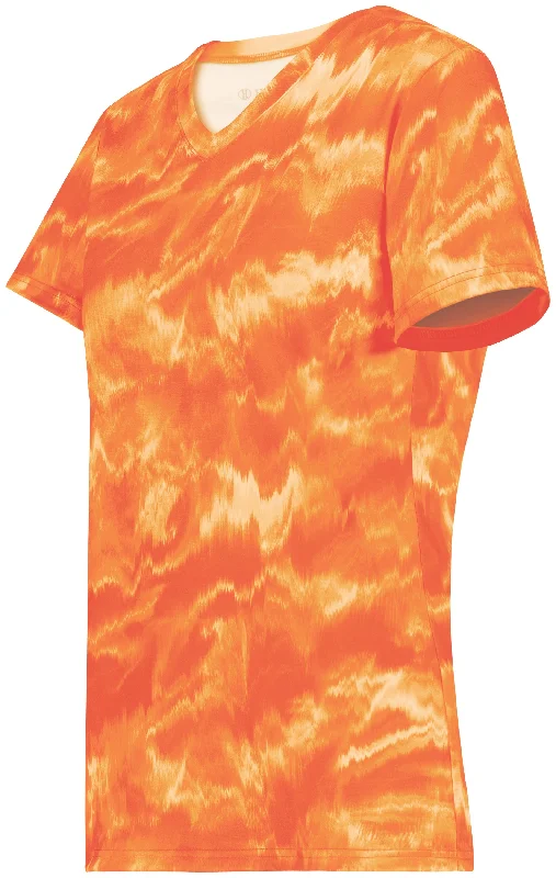 ORANGE SHOCKWAVE PRINT
