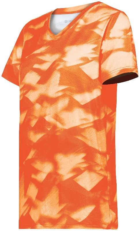 ORANGE GLACIER PRINT