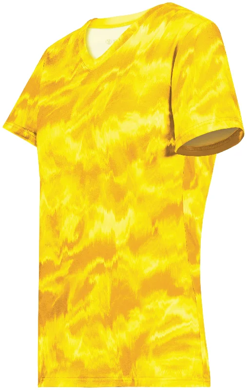 GOLD SHOCKWAVE PRINT