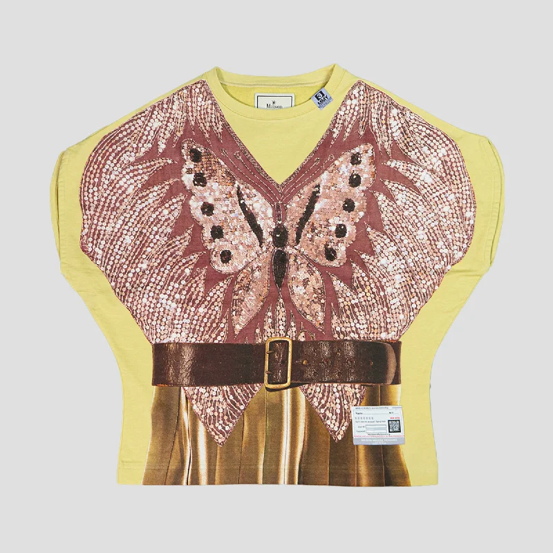 TROMPE L'OEIL T-SHIRTS Graphic T-Shirt Round Neck Polyester