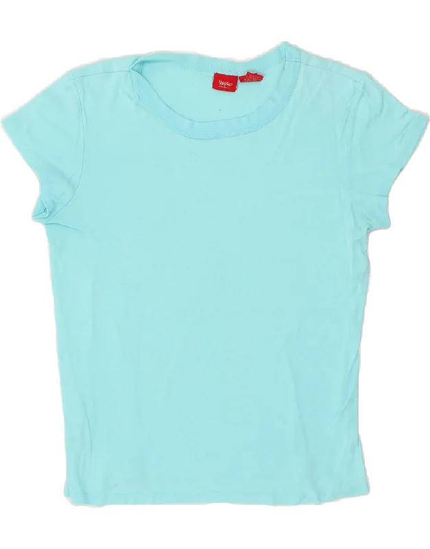 MOSSIMO Womens T-Shirt Top UK 14 Large Turquoise Cotton Basic T-Shirt Crew Neck Short Sleeve MOSSIMO Womens T-Shirt Top UK 14 Large Turquoise Cotton Basic T-Shirt Crew Neck Short Sleeve