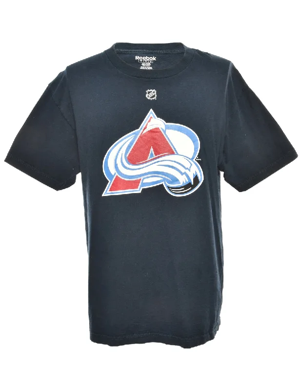 NHL Reebok Sports T-shirt - L Rayon Fabric Velvet Fabric Corduroy Fabric