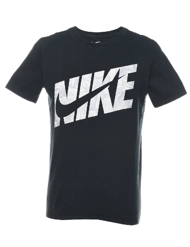 Nike Black & White Printed T-shirt - M Faux Fur Fabric Real Fur Fabric Shearling Fabric Nike Black & White Printed T-shirt - M Faux Fur Fabric Real Fur Fabric Shearling Fabric