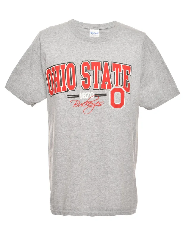 Ohio state Printed T-shirt - L Chenille Brocade Lace