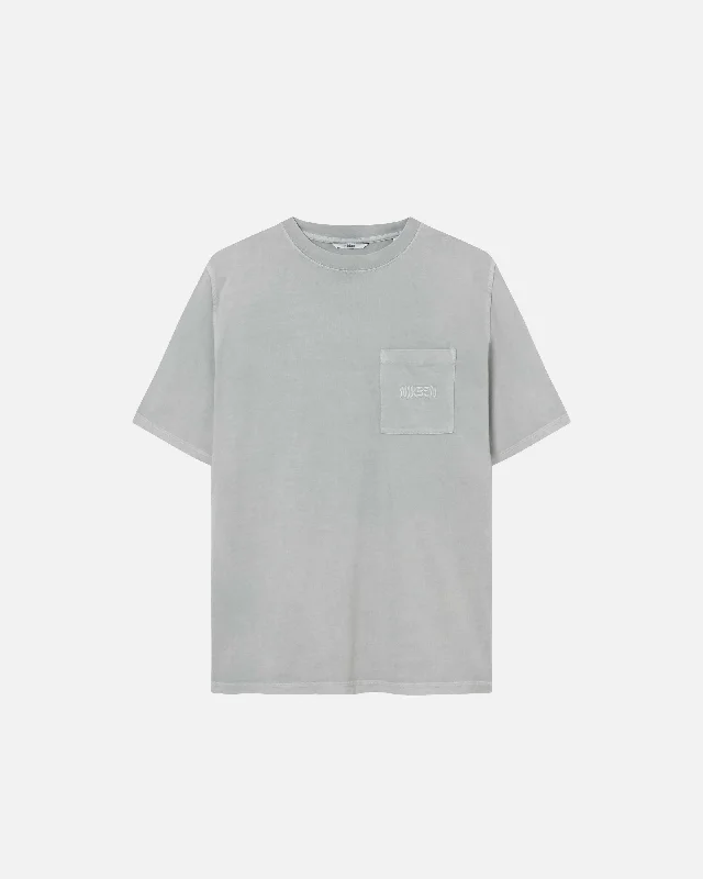 Over Dyed Tee Dust Striped Floral Plaid