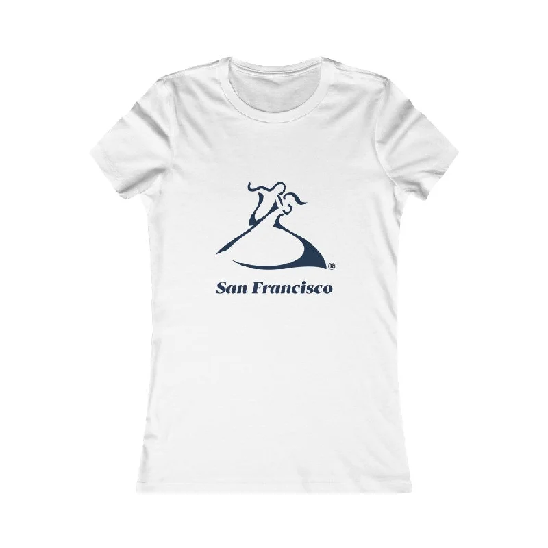 San Francisco Women's Favorite Tee Boxy Fit Fitted Loose