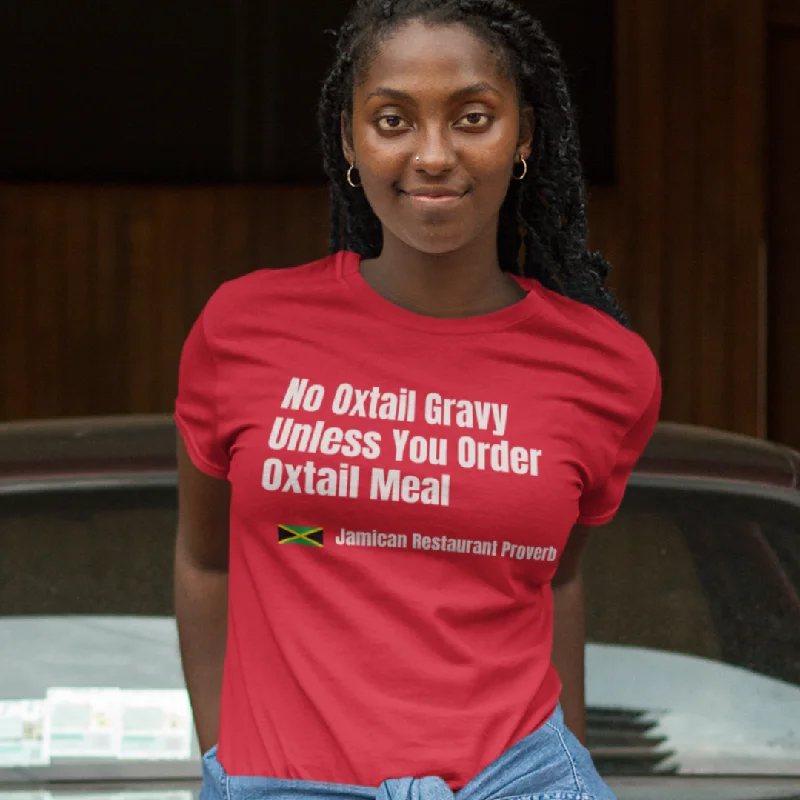 Women's Jamaican Restaurant Proverb Tee Seamless Knitted Crochet