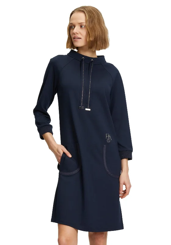 Betty Barclay Jersey Tunic Dress, Navy