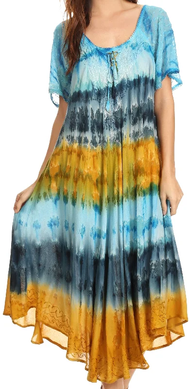 Turquoise/Brown