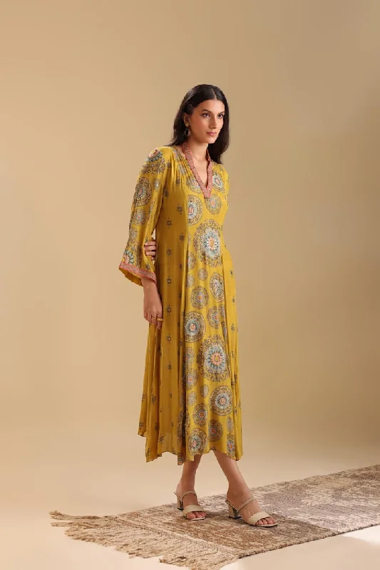 Eraya Embellished V-neck dress