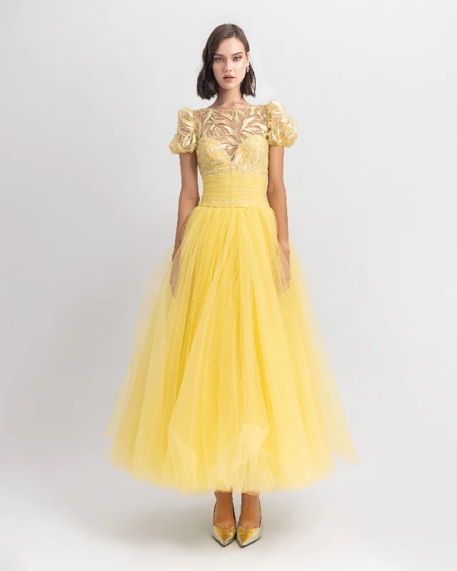 Intricated Embroidery Dress