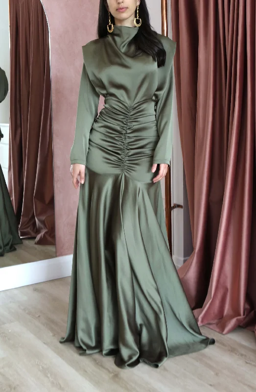 Khaki Bliss Gown by HSH
