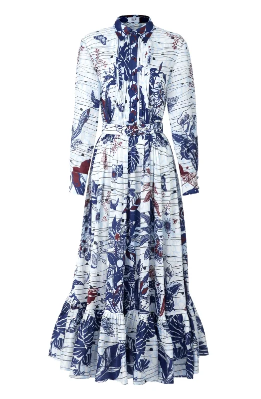 La Casa Silk Linen Dress by Leo Lin