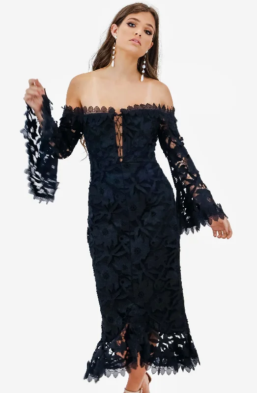 Botanical Lace Cocktail Dress by Nicholas