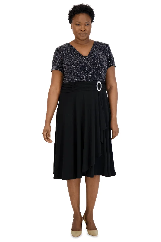 R&M Richards 9119W Short Plus Size Cocktail Dress Sale