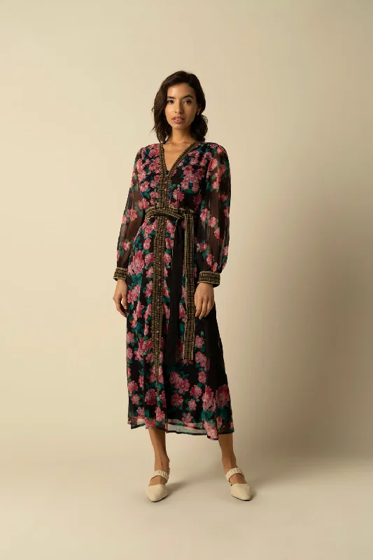 Athena Black Dress